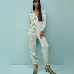 Zara Blouse and Pants Set